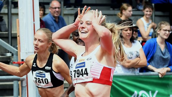 Viktoria Müller ist derzeit Deutschlands schnellste Hürdensprinterin (Iris Hensel).