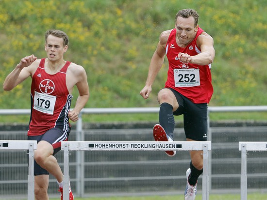 Vize Meister Hendrik Reinhard mit DM Norm (Foto: <a href="http://www.leichtathletik-foto.de/" target="_blank">Wolfgang Birkenstock</a>).