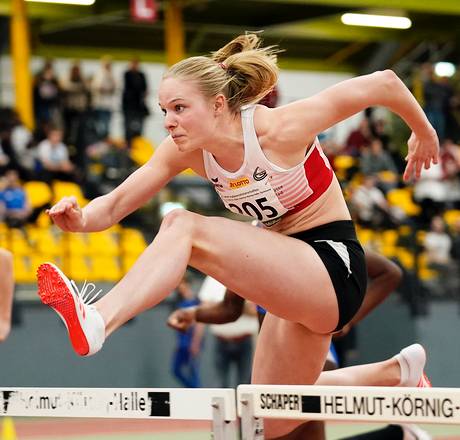 In Saarbrücken war Viktoria Müller im Hürdensprint das Maß der Dinge. Ihre Siegerzeit betrug 8,61 Sekunden (Foto: <a href="https://www.wolfgang-birkenstock.de/" target="_blank">Wolfgang Birkenstock</a>).